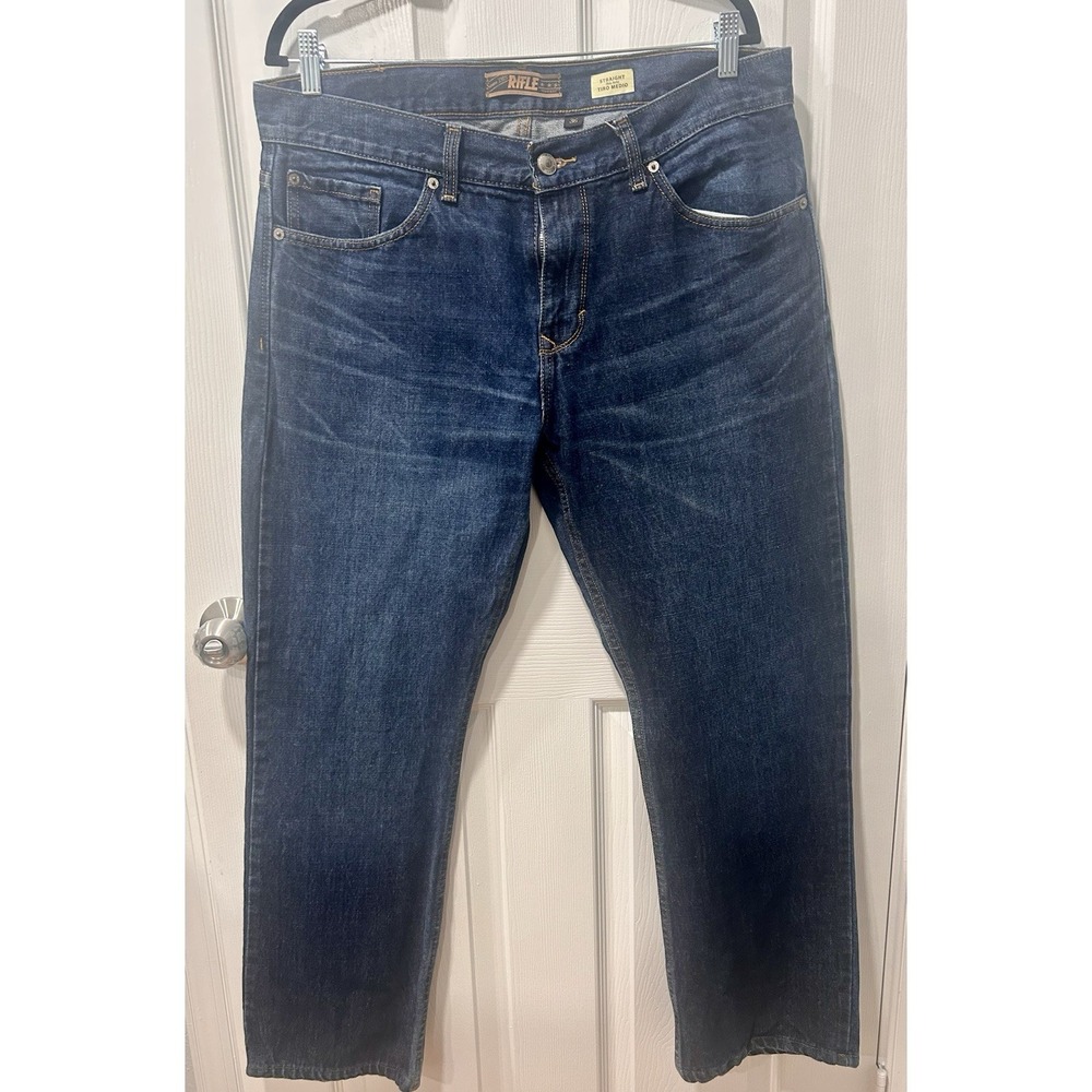 Rifle Jeans Mens 36 x 30 Blue Relaxed Made in Colombia